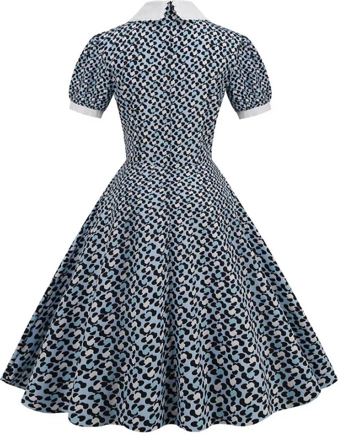 Vintage 50s Guinguette Spirit Dress