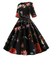 Vintage 50-Talls Blomsterkjole