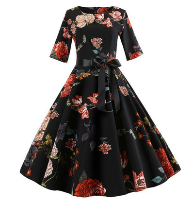 Vintage 50-Talls Blomsterkjole