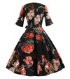 Vintage 50-Talls Blomsterkjole