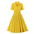 Vintage 50-Talls Gul Kjole