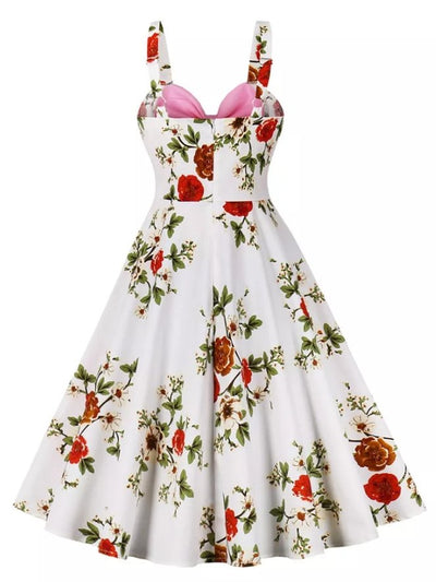 Vintage 50-Talls Rosa Kjole