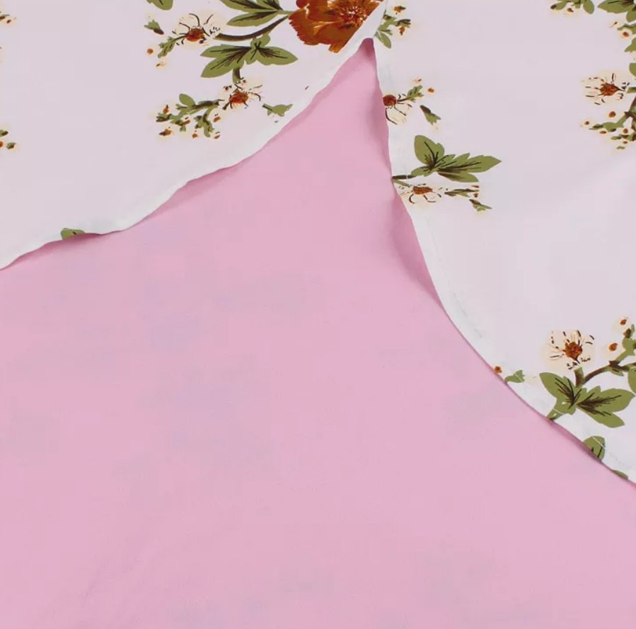 Vintage 50-Talls Rosa Kjole