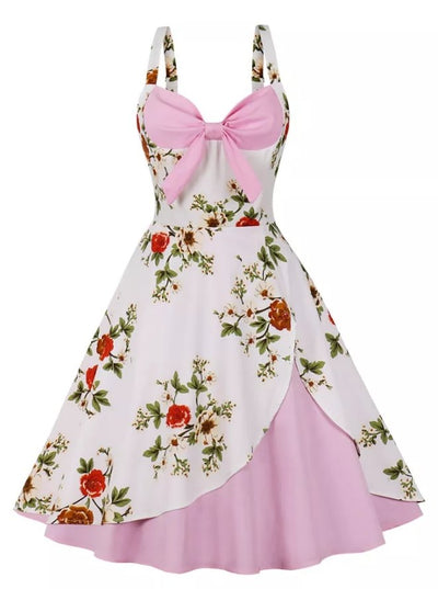 Vintage 50-Talls Rosa Kjole