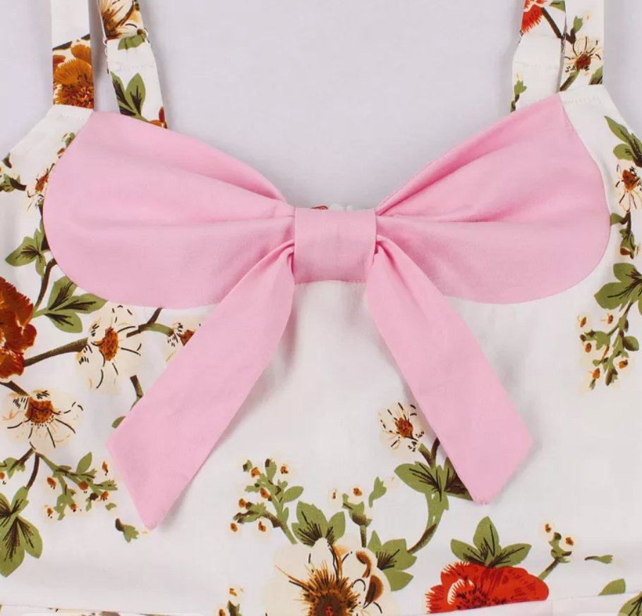 Vintage 50-Talls Rosa Kjole