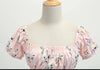 Vintage 60-Talls Rosa Blomsterkjole