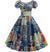 Vintage Patchworkkjole Fra 60-Tallet