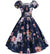 Vintage 60-Talls Kjole Roser