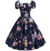 Vintage 60-Talls Kjole Roser