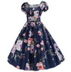 Vintage 60-Talls Kjole Roser