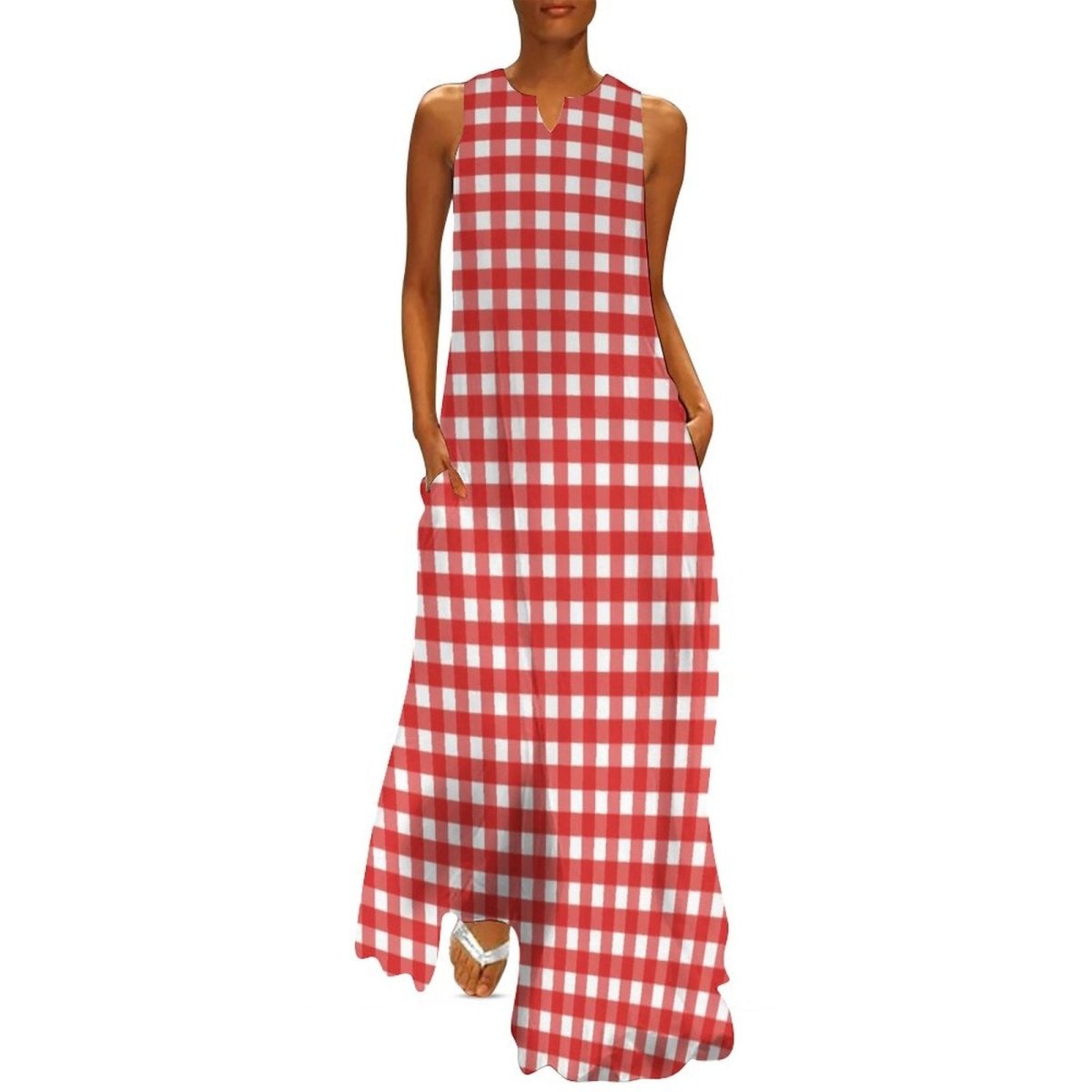 Vintage 70-Talls Vichy-Kjole