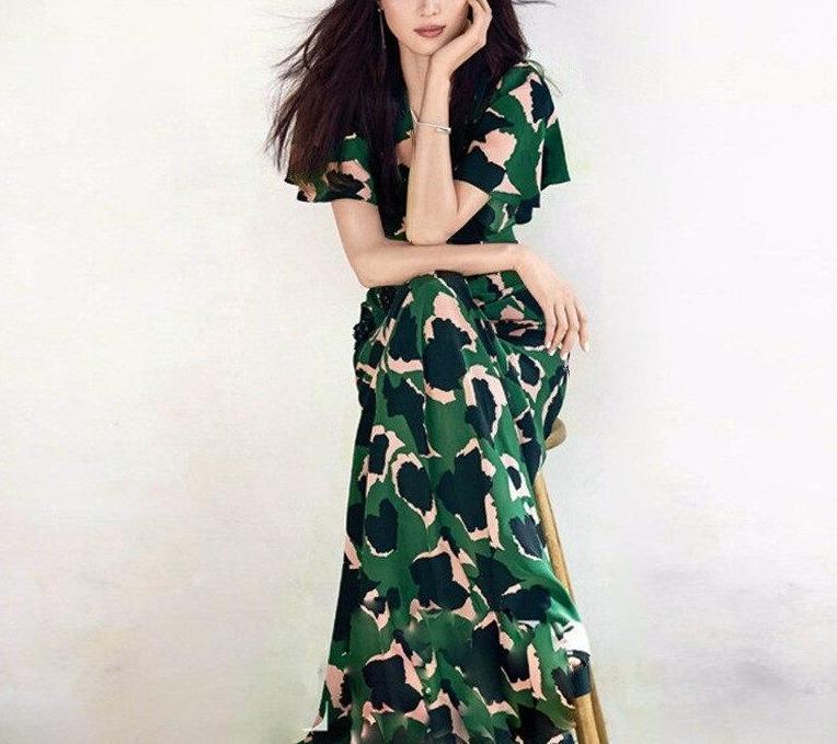 Vintage 40-Talls Bomullskjole