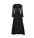 Vintage 40-Talls Designerkjole Svart