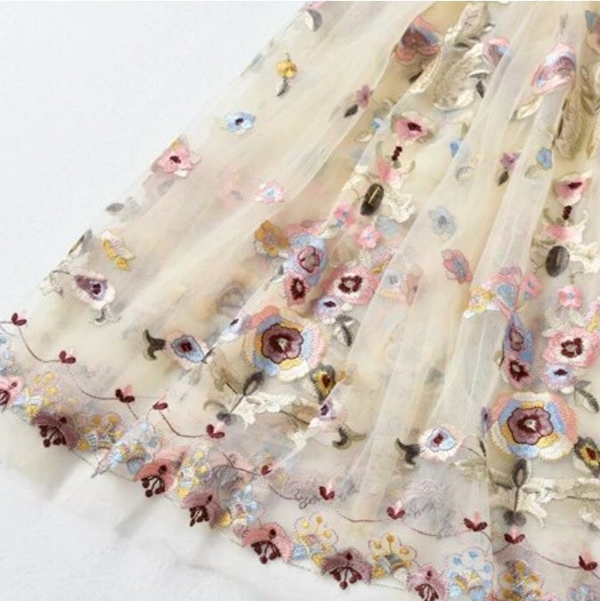 Vintage 40-Talls Langkjole Champagne