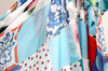 Vintage 40-Talls Lang Patchworkkjole