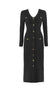 Vintage 40-Talls Svart Bodycon-Kjole