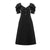 Vintage 40-Talls Svart Kjole