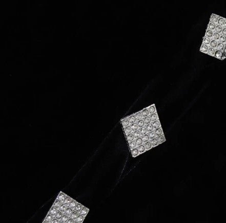 Vintage 40-Talls Svart Høstkjole