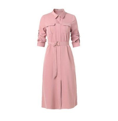 Vintage 40-Talls Gammel Skolekjole Rosa