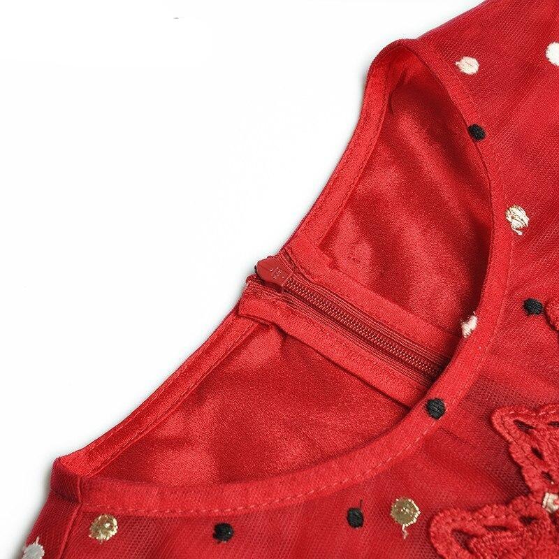 Vintage 40-Talls Rød Aftenkjole