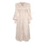 Vintage 40-Talls Beige Satengkjole