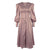 Vintage 40-Talls Brun Satengkjole