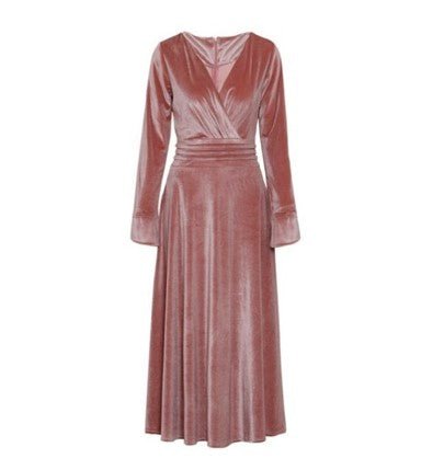 Vintage 40-Talls Vanlig Kjole Rosa
