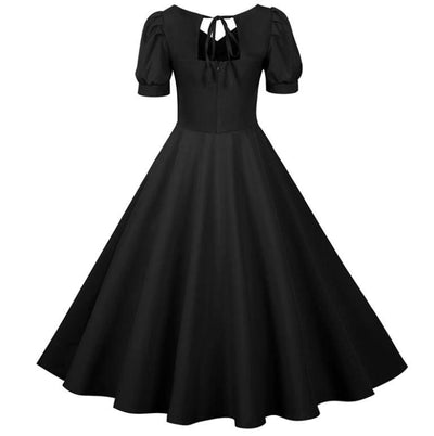 Vintage 50-Talls Svart Kjole