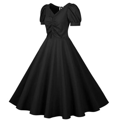 Vintage 50-Talls Svart Kjole
