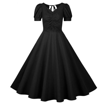 Vintage 50-Talls Svart Kjole