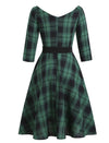 Vintage 50-Talls Tartan-Kjole