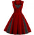 Vintage 60s Plus Size Kjole Burgundy
