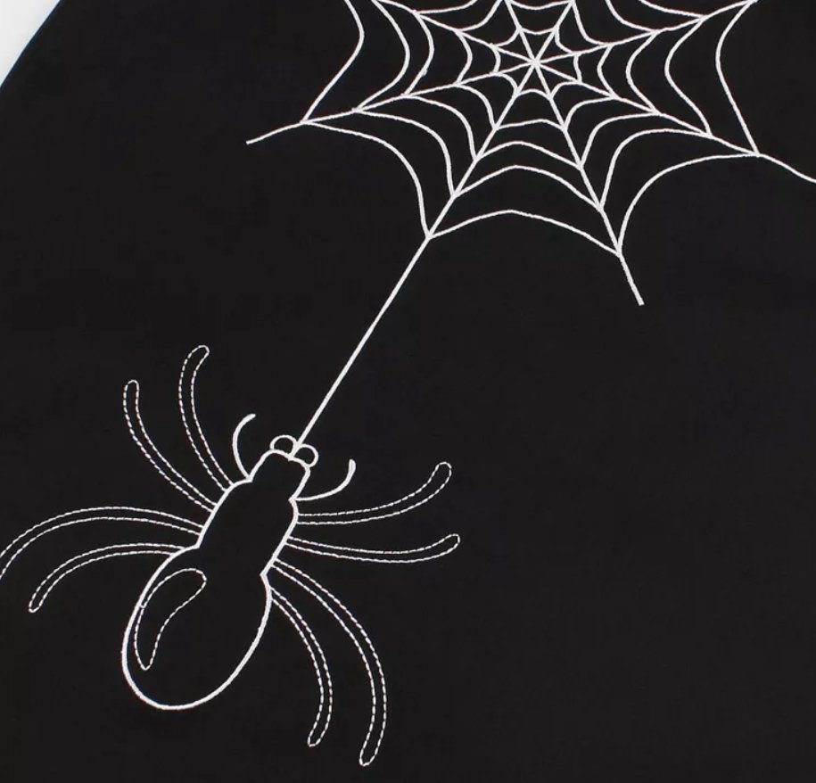 Vintage Beige Edderkoppkjole