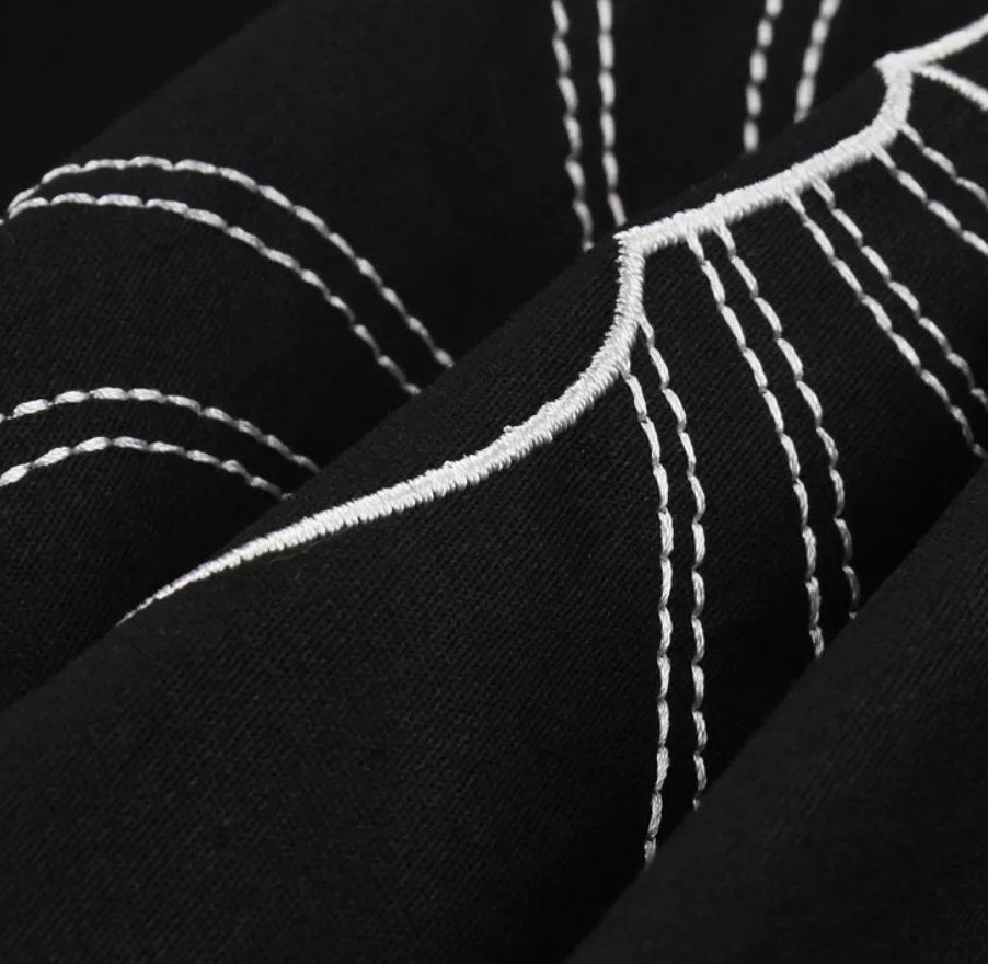 Vintage Beige Edderkoppkjole