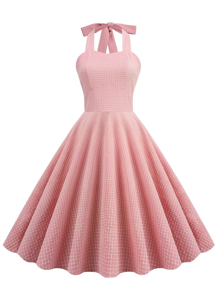 Rosa Pin Up Kjole
