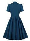 Preppy Vintage Kjole Blå