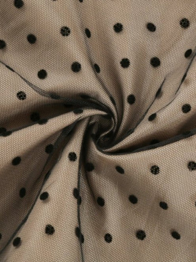Preppy Vintage Kjole Svart