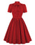 Preppy Rød Vintage Kjole