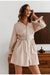 Beige Vintage Kjole