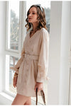 Beige Vintage Kjole