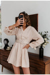 Beige Vintage Kjole