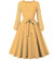 Vintage Bohemsk Gul Kjole