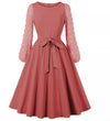 Vintage Bohemsk Rosa Kjole