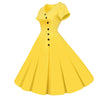 Vintage Kjoleknapper Gul
