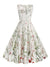 Vintage Burgunder Broderikjole