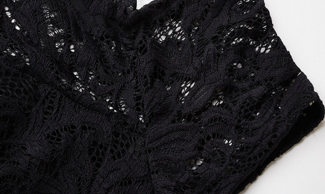 Vintage Svart Seremonikjole