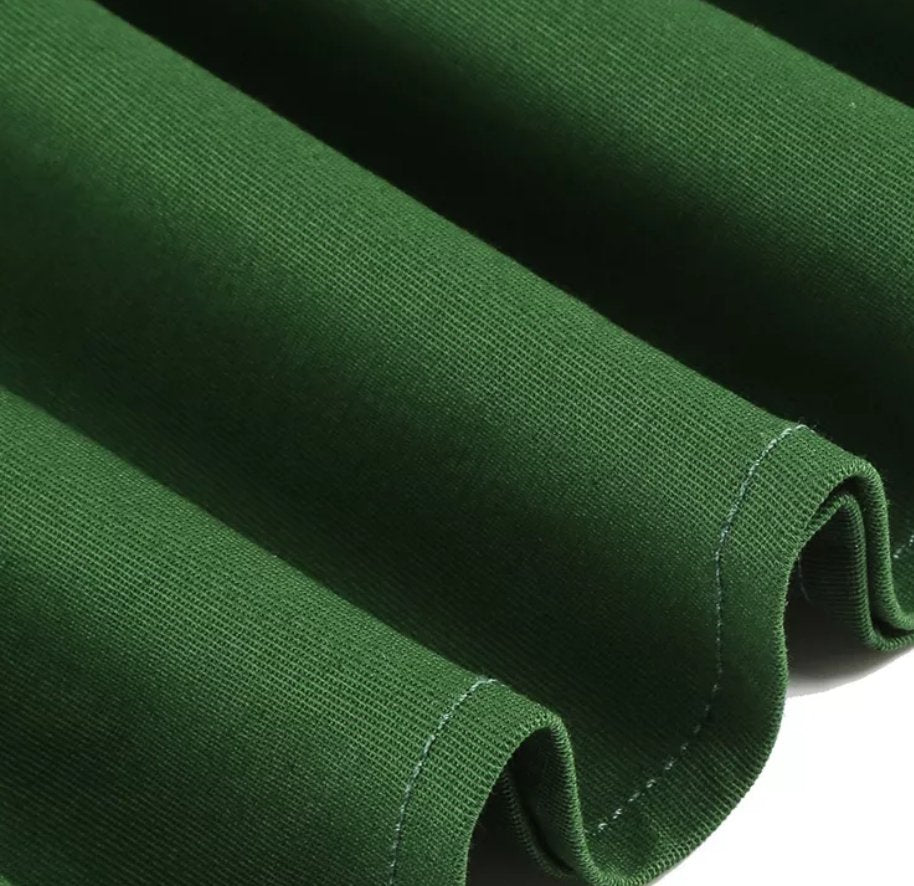 Vintage Grønn Seremonikjole