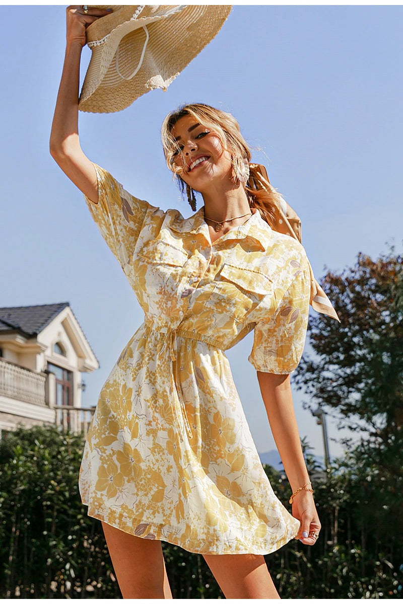 Vintage Skjortekjole