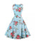 Vintage Chic Retro Beautiful Roses Kjole
