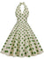 Vintage Elegant Retro Polka Dot Kjole